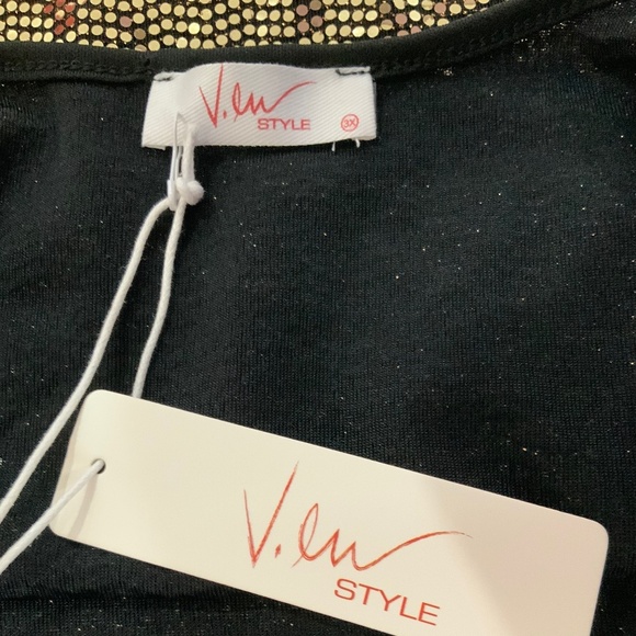 GOLD SEQUIN TANK PLUS SIZE 3X NWT - Picture 7 of 9